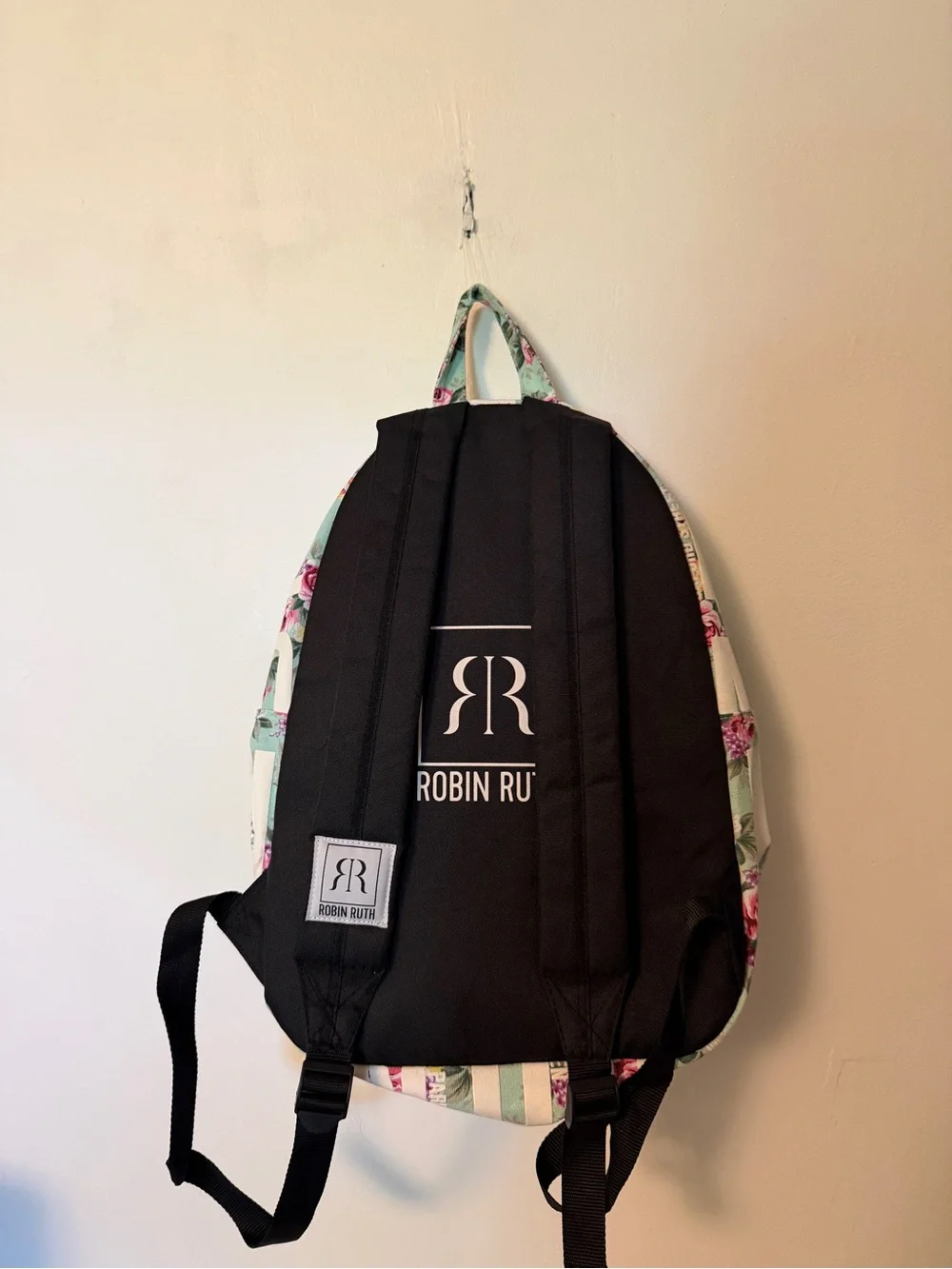 London Floral Mint Green Backpack